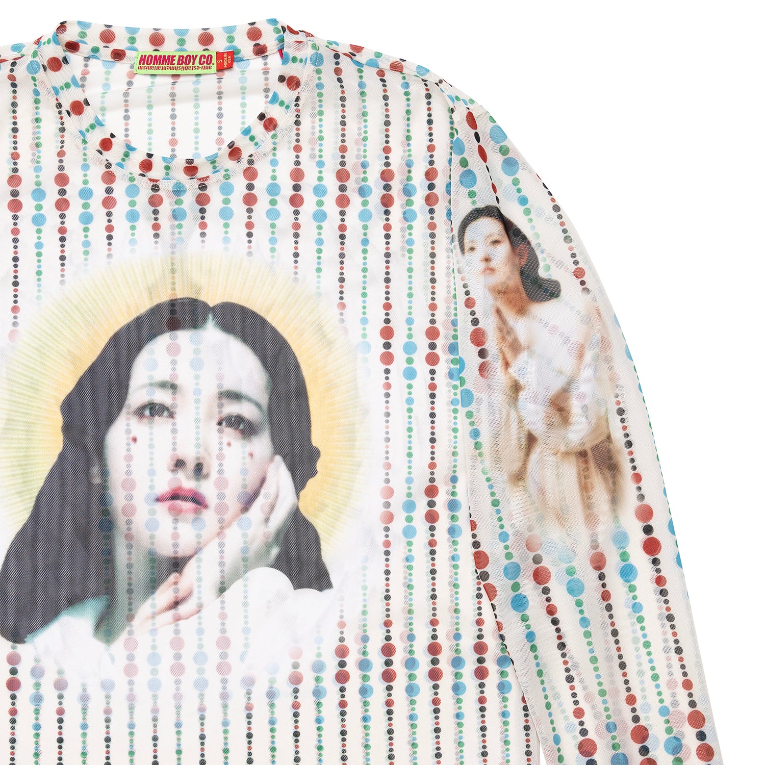 A PEACEFUL LIFE MESH SLEEVE